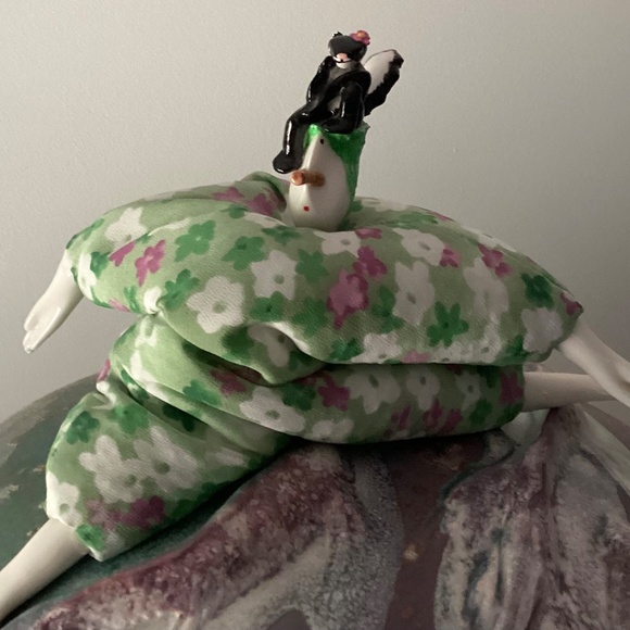 Vintage Poupee Millet Skunkhead Bean Bag Doll - Picture 2 of 8